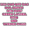 witziges Nicht-Nachdenken-Design / lustige Sprüche