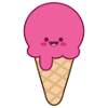 Raspberry ice cream