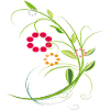 Flower tendril with small flowers