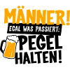 Männer Pegel halten
