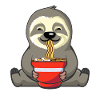 Ramen Sloth Lovers Noodle