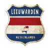 Leeuwarden Pays-Bas Drapeaux Armoiries