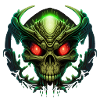 Schädel-Alien