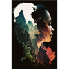 Zhangjiajie Mountains Woman Profile China