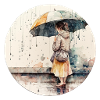 Fille parapluie
