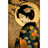 Japanese Geisha By Klemt Art
