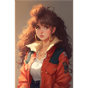 90s anime style girl 90s anime girl waifu