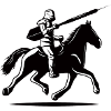 Cavalier de fléchettes