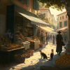 Marché peinture