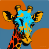 Giraffe in Pop Art