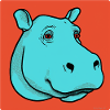 Hippo Pop Art