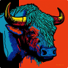 Bison in Pop Art
