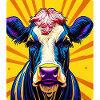 Cow in Pop Art