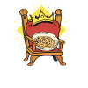 Funny Hummus Chickpeas Queen