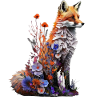 Fox Forest Animals Animal Motif Art Motif Fox