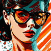 Vectorized Woman