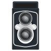 Doppelobjektiv-Spiegelreflexkamera Sauber