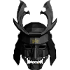 Geometrischer Samurai Helm