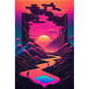 Retro Gaming Gamer Futuristic