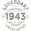 1943 Anniversary legendary since 1943