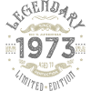 1973 Anniversary legendary since 1973