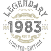 1983 Anniversary legendary since 1983