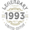 1993 Anniversary legendary since 1993