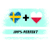 Poland and Sweden 100% perfect / gift