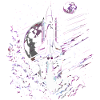 Rocket at take-off