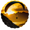 Paragliding in the mountains