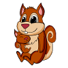 Squirrel Family - Squirrel with Baby