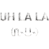 UH LA LA Emoji text