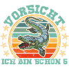 Mosasaurus Dinosaurier Urzeit Kinder Spruch