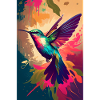 Hummingbird Hummingbird Animal Drawn