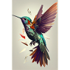 Hummingbird Hummingbird Animal Flying
