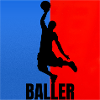 BALLER BLUE RED DESIGN
