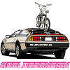 Delorean 80'erne Oldschool BMX bil med Tour