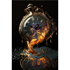 Melting Pocket Watch Surreal