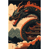 Japanese dragon Chinese dragon