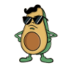 Avocado Sunglasses Cool Funny