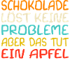 Schokolade Spruch Fun Kinderschrift