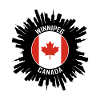 Winnipeg Skyline Canada Flag Travel Souvenir