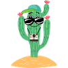 Cactus as a tourist