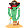 Cactus as a pirate