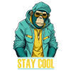 Cool Monkey Restez cool