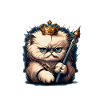 Fière maman chat