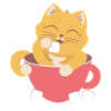 Coffee Lover Cat