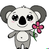 Cute cartoon panda