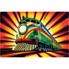 Train in Pop Art