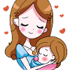 Mom and her baby